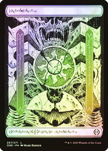 Choose your FOIL Full Art Land ~ Phyrexia: All Will Be One [ NM ] [ Magic MTG ]