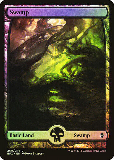 Choose your FOIL Full Art Land ~ Battle for Zendikar [ NearMint ] [ Magic MTG ] - London Magic Traders Limited