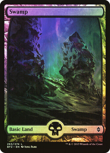 Choose your FOIL Full Art Land ~ Battle for Zendikar [ NearMint ] [ Magic MTG ] - London Magic Traders Limited