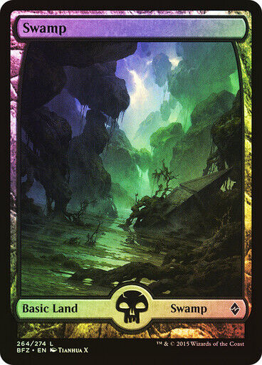 Choose your FOIL Full Art Land ~ Battle for Zendikar [ NearMint ] [ Magic MTG ] - London Magic Traders Limited