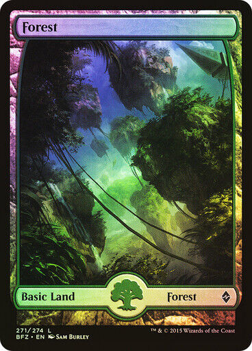 Choose your FOIL Full Art Land ~ Battle for Zendikar [ NearMint ] [ Magic MTG ] - London Magic Traders Limited