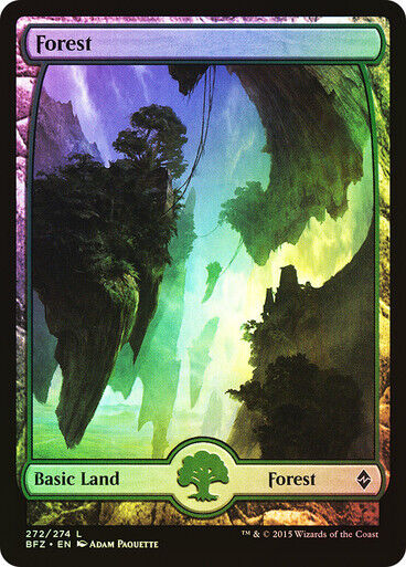 Choose your FOIL Full Art Land ~ Battle for Zendikar [ NearMint ] [ Magic MTG ] - London Magic Traders Limited