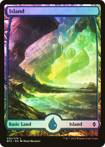 Choose your FOIL Full Art Land ~ Battle for Zendikar [ NearMint ] [ Magic MTG ] - London Magic Traders Limited