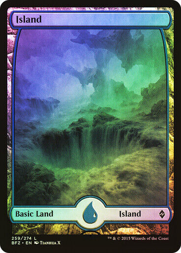 Choose your FOIL Full Art Land ~ Battle for Zendikar [ NearMint ] [ Magic MTG ] - London Magic Traders Limited