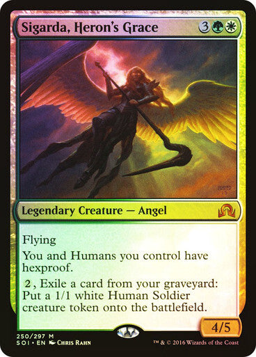 FOIL Sigarda, Heron's Grace ~ Shadows over Innistrad [ Excellent ] [ Magic MTG ]