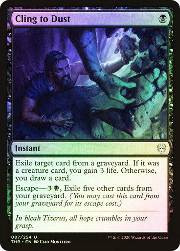 FOIL Cling to Dust ~ Theros Beyond Death [ NM ] [ Magic MTG ]