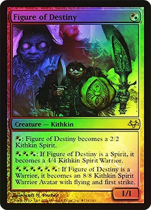 FOIL Figure of Destiny ~ Release Eventide [ PLAYED ] [ Magic MTG ]