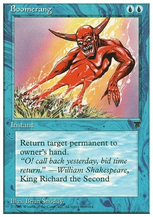Boomerang ~ Chronicles [ Excellent ] [ Magic MTG ]