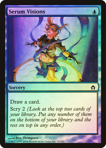 FOIL Serum Visions ~ Fifth Dawn [ EX ] [ Magic MTG ] - London Magic Traders Ltd