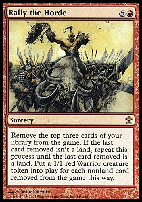 Rally the Horde ~ Saviors of Kamigawa [ Excellent ] [ Magic MTG ]