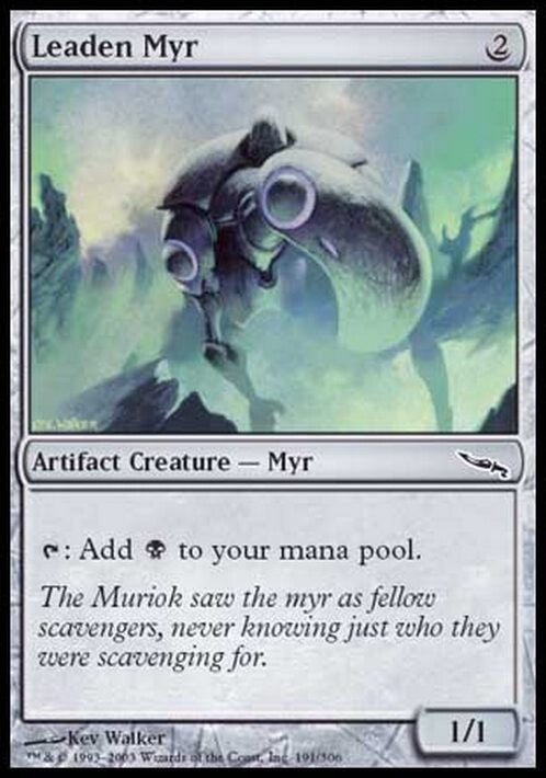 Leaden Myr ~ Mirrodin [ Excellent ] [ Magic MTG ]