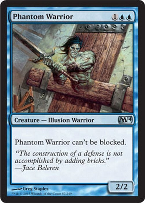 Phantom Warrior ~ Magic 2014 [ Excellent ] [ Magic MTG ]