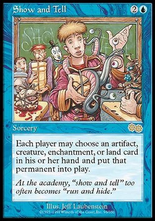 Show and Tell ~ Urza's Saga [ NearMint ] [ Magic MTG ]