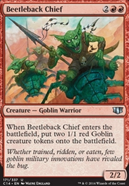 Beetleback Chief ~ Commander 2014 [ Excellent ] [ Magic MTG ]