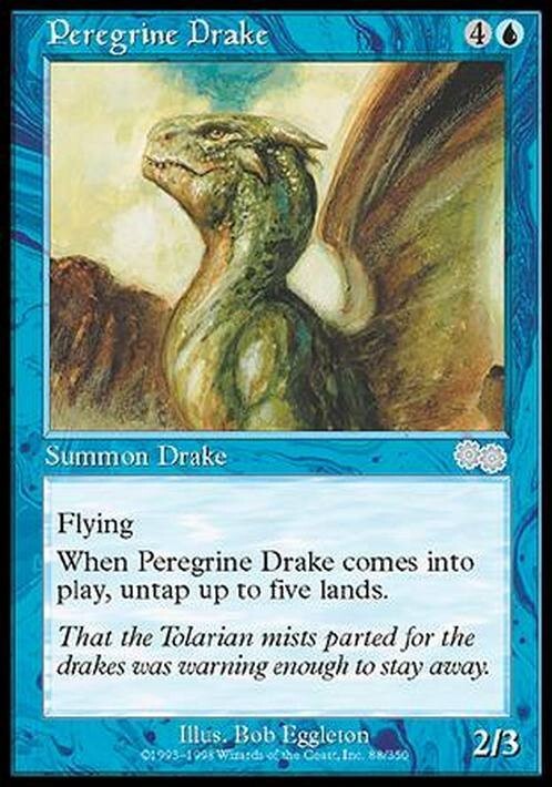 Peregrine Drake ~ Urza's Saga [ Excellent ] [ Magic MTG ]
