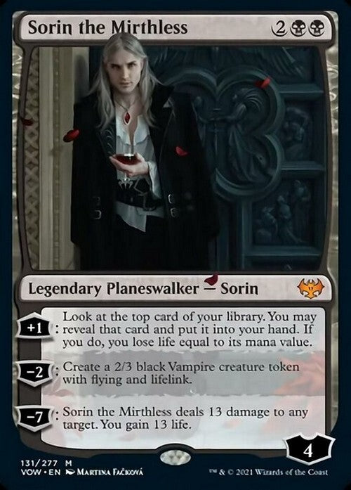 Sorin the Mirthless ~ Crimson Vow [ NearMint ] [ Magic MTG ]