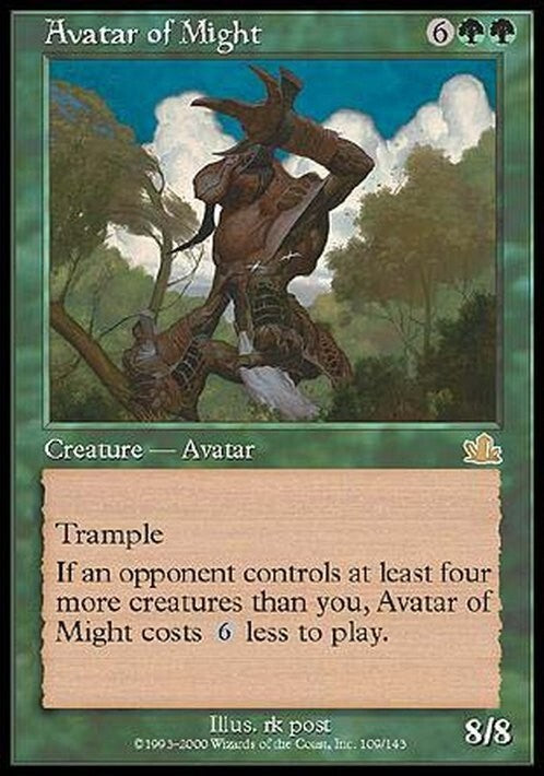 Avatar of Might ~ Prophecy [ Excellent ] [ Magic MTG ] - London Magic Traders Ltd