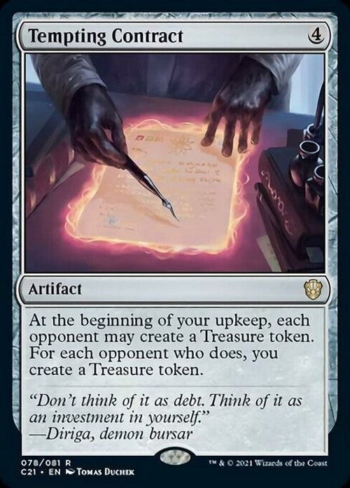 Tempting Contract ~ Commander: Strixhaven [ NearMint ] [ Magic MTG ]