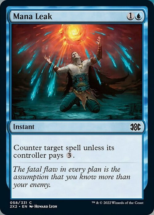 Mana Leak ~ Double Masters 2022 [ NearMint ] [ Magic MTG ]