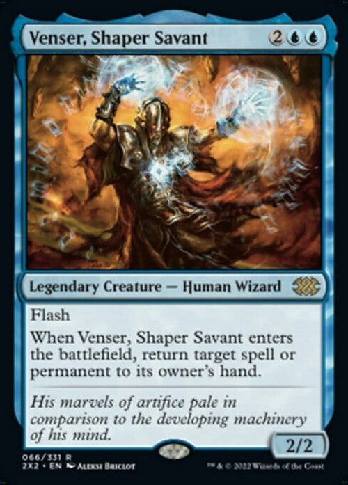 Venser, Shaper Savant ~ Double Masters 2022 [ NearMint ] [ Magic MTG ]