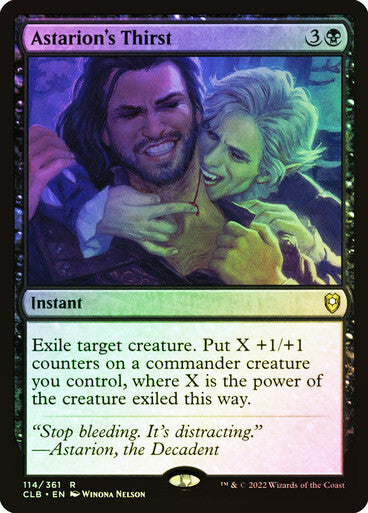 FOIL Astarion's Thirst ~ Commander Legends 2 [ NM ] [ Magic MTG ]