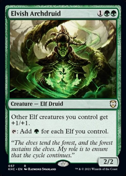 Elvish Archdruid ~ Commander: Kaldheim [ NearMint ] [ Magic MTG ]