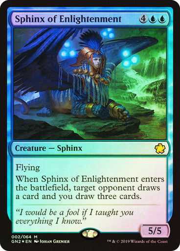 FOIL Sphinx of Enlightenment ~ Game Night 2019 [ NearMint ] [ Magic MTG ]