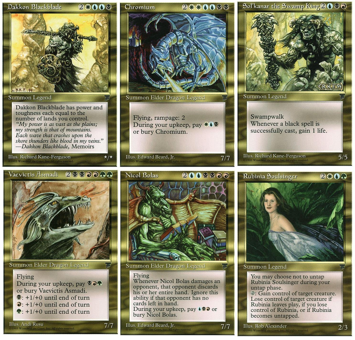 Choose your Multicolour LEGEND ~ Chronicles [ Excellent ] [ Magic MTG ]