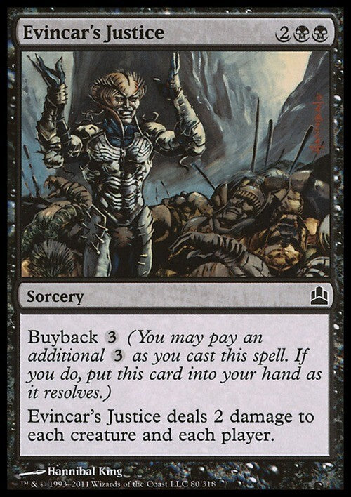 Evincar's Justice ~ Commander 2011 [ Excellent ] [ Magic MTG ]