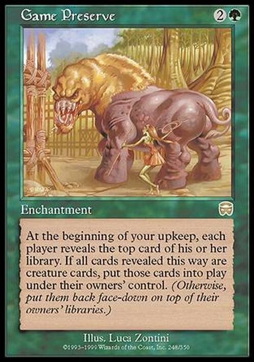Game Preserve ~ Mercadian Masques [ Excellent ] [ Magic MTG ] - London Magic Traders Ltd