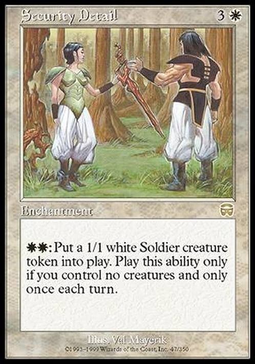 Security Detail ~ Mercadian Masques [ Excellent ] [ Magic MTG ]