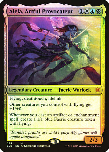 FOIL Alela, Artful Provocateur ~ Throne of Eldraine [ Excellent ] [ Magic MTG ]