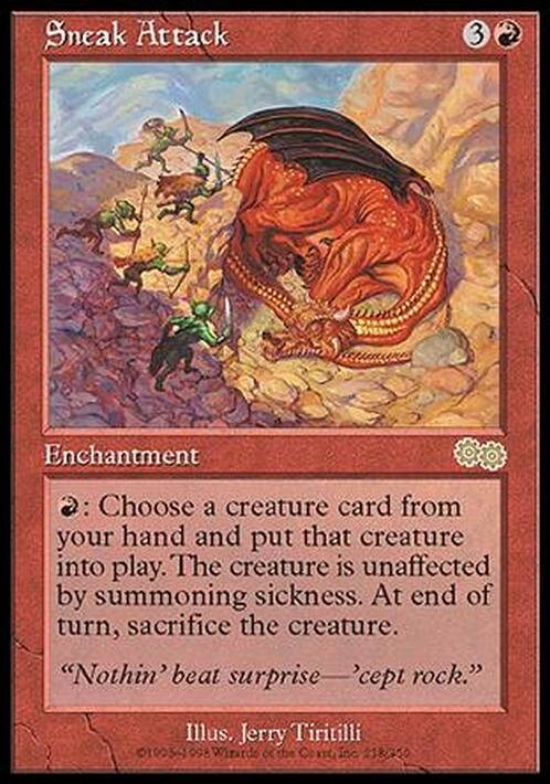 Sneak Attack ~ Urza's Saga [ Excellent ] [ Magic MTG ]