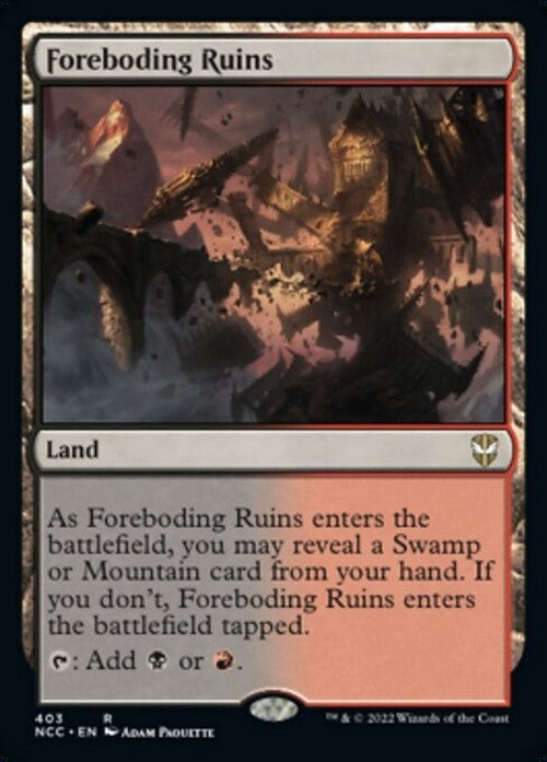 Foreboding Ruins ~ Commander: Streets of New Capenna [ NM ] [ Magic MTG ]