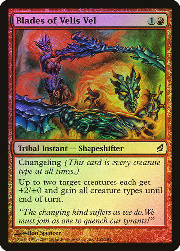 FOIL Blades of Velis Vel ~ Lorwyn [ Excellent ] [ Magic MTG ]