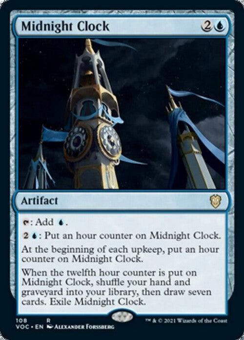 Midnight Clock ~ Commander: Crimson Vow [ NM ] [ Magic MTG ]