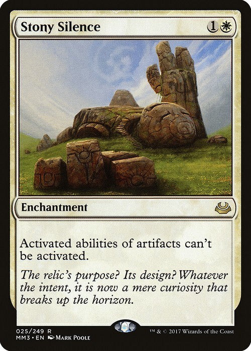Stony Silence ~ Modern Masters 2017 [ Excellent ] [ Magic MTG ]