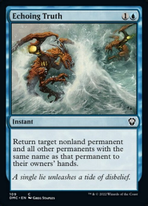 Echoing Truth ~ Commander: Dominaria United [ NM ] [ Magic MTG ]
