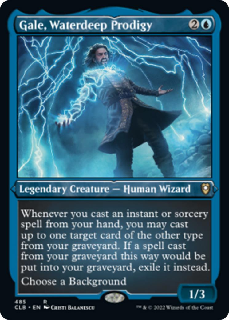 FOIL ETCHED Gale, Waterdeep Prodigy ~ Commander Legends 2 [ NM ] [ Magic MTG ] - London Magic Traders Ltd