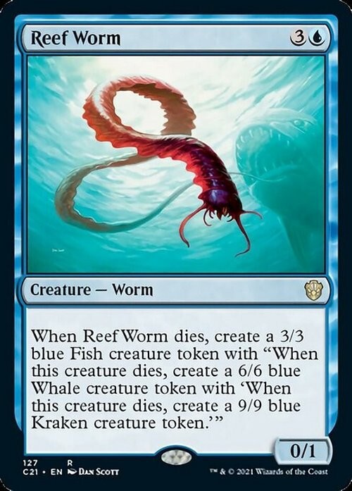 Reef Worm ~ Commander: Strixhaven [ NearMint ] [ Magic MTG ]