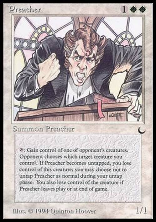 Preacher ~ The Dark [ Excellent+ ] [ Magic MTG ]
