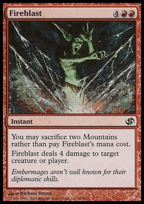 Fireblast ~ Duel Decks [ Excellent ] [ Magic MTG ]