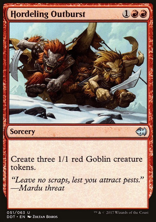 Hordeling Outburst ~ Duel Decks [ Excellent ] [ Magic MTG ] - London Magic Traders Ltd