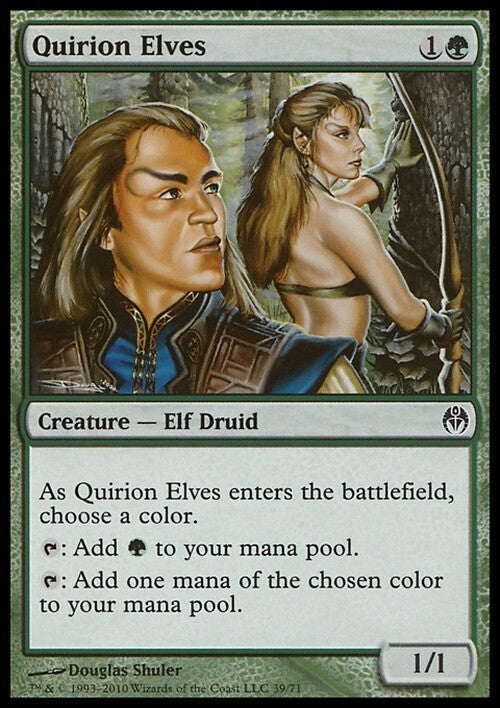 Quirion Elves ~ Duel Decks [ Excellent ] [ Magic MTG ]