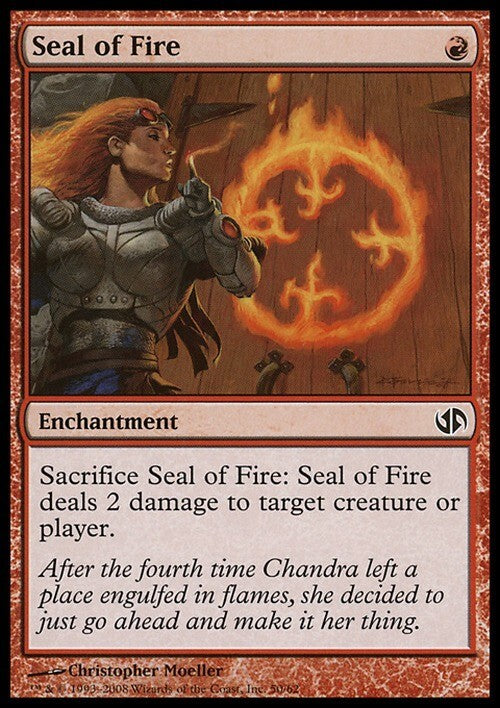 Seal of Fire ~ Duel Decks [ Excellent ] [ Magic MTG ]
