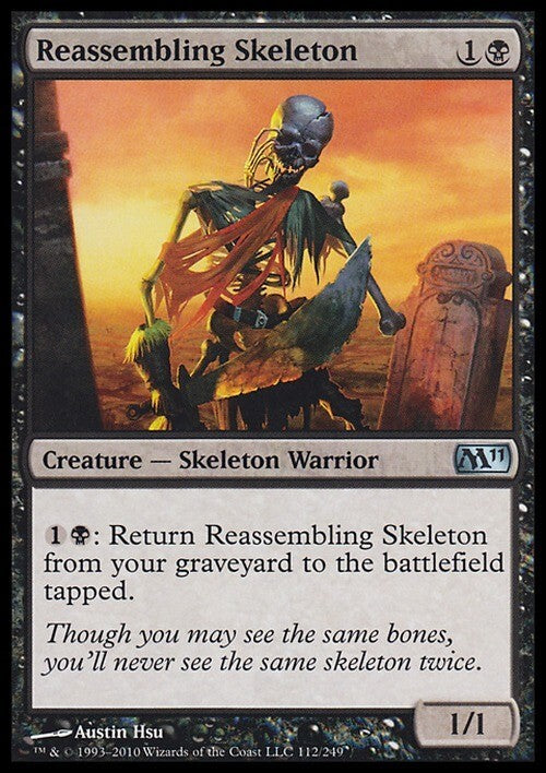 Reassembling Skeleton ~ Magic 2011 [ PLAYED ] [ Magic MTG ]