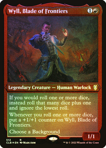 FOIL ETCHED Wyll, Blade of Frontiers ~ Commander Legends 2 [ NM ]