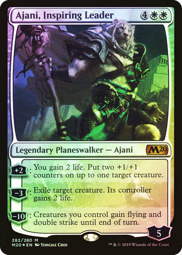 FOIL Ajani, Inspiring Leader ~ Core 2020 [ Excellent ] [ Magic MTG ]