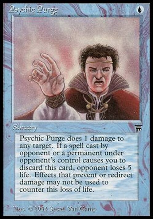 Psychic Purge ~ Legends [ Excellent ] [ Magic MTG ]
