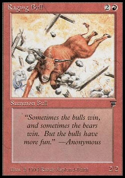 Raging Bull ~ Legends [ Excellent ] [ Magic MTG ]
